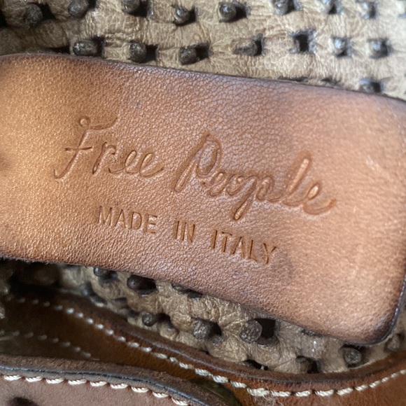 Free People leather satchel bag. Appr: 12by15 size. - Picture 5 of 11